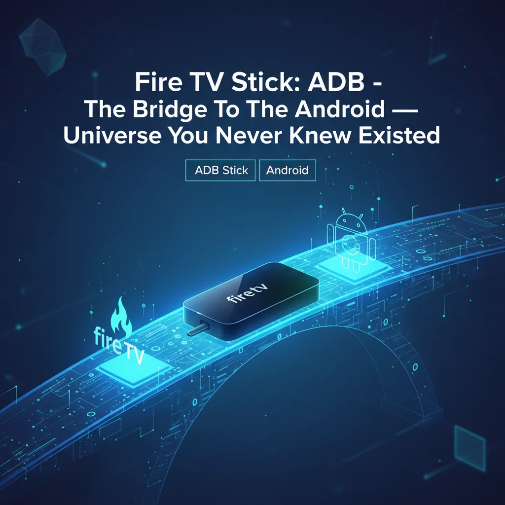 Fire TV Stick: ADB – A Ponte Para o Universo Android Que Você Nunca Soube Que Existia.