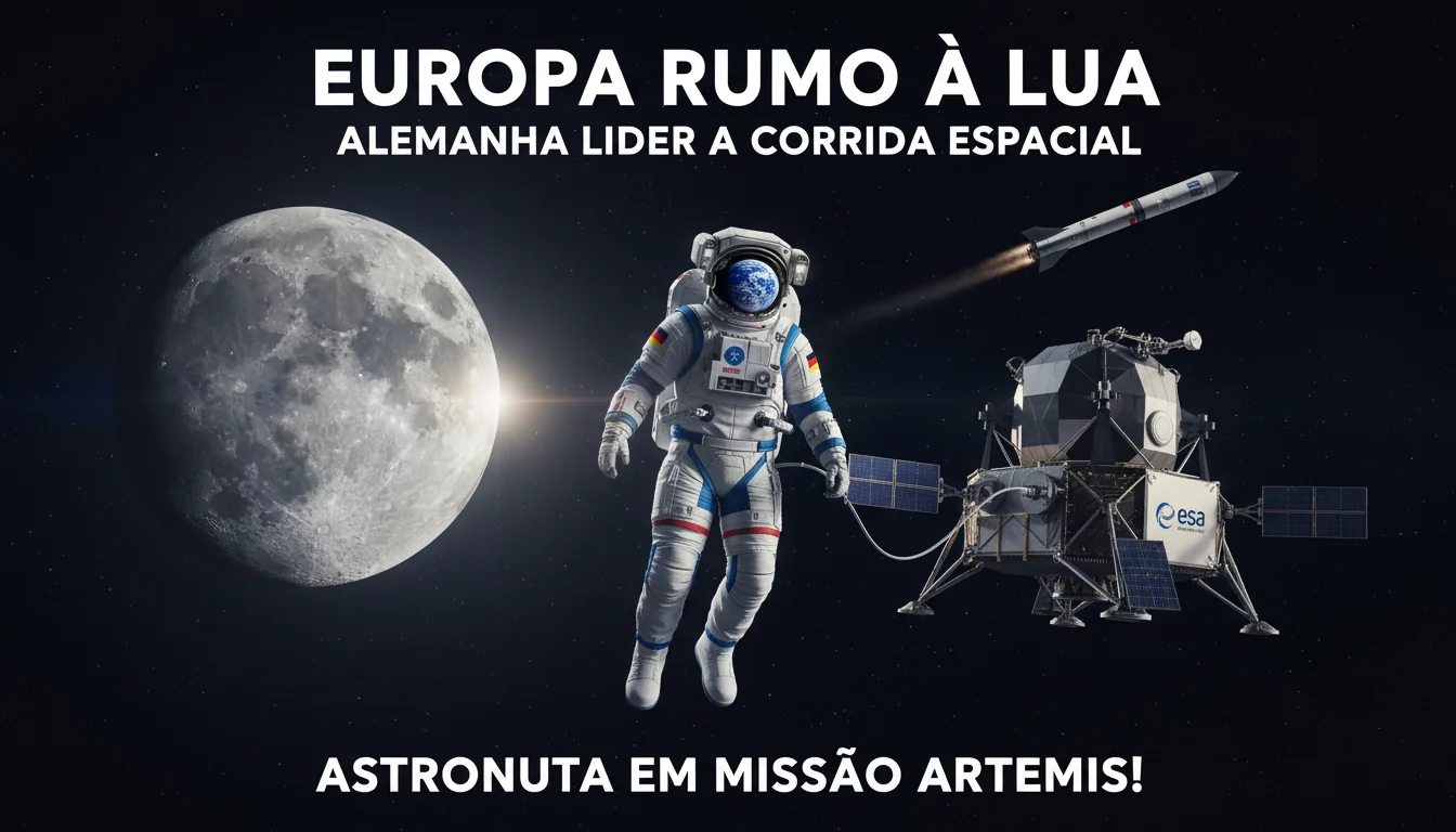**Europa Rumo à Lua: Alemanha Lidera a Corrida Espacial com Astronauta em Missão Artemis!**