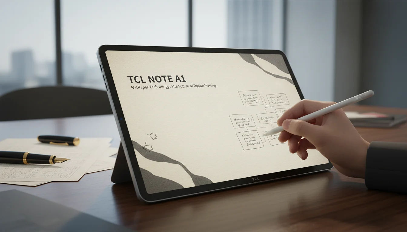 Tablet que Imita Papel: TCL Lança o Note A1 com Tecnologia Inovadora de Tela NxtPaper