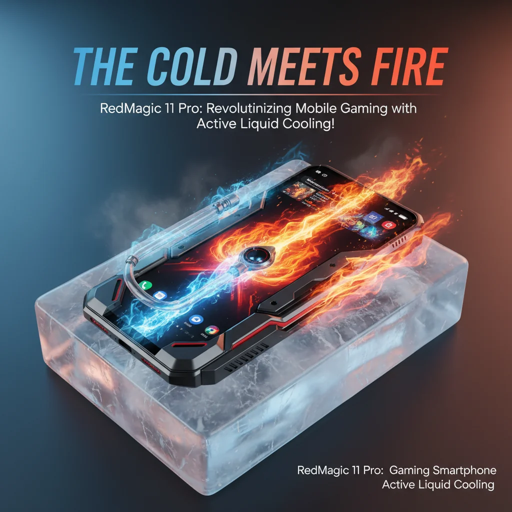 O Frio Encontra o Fogo: RedMagic 11 Pro Revoluciona o Jogo Mobile com Refrigeração Líquida Ativa!
