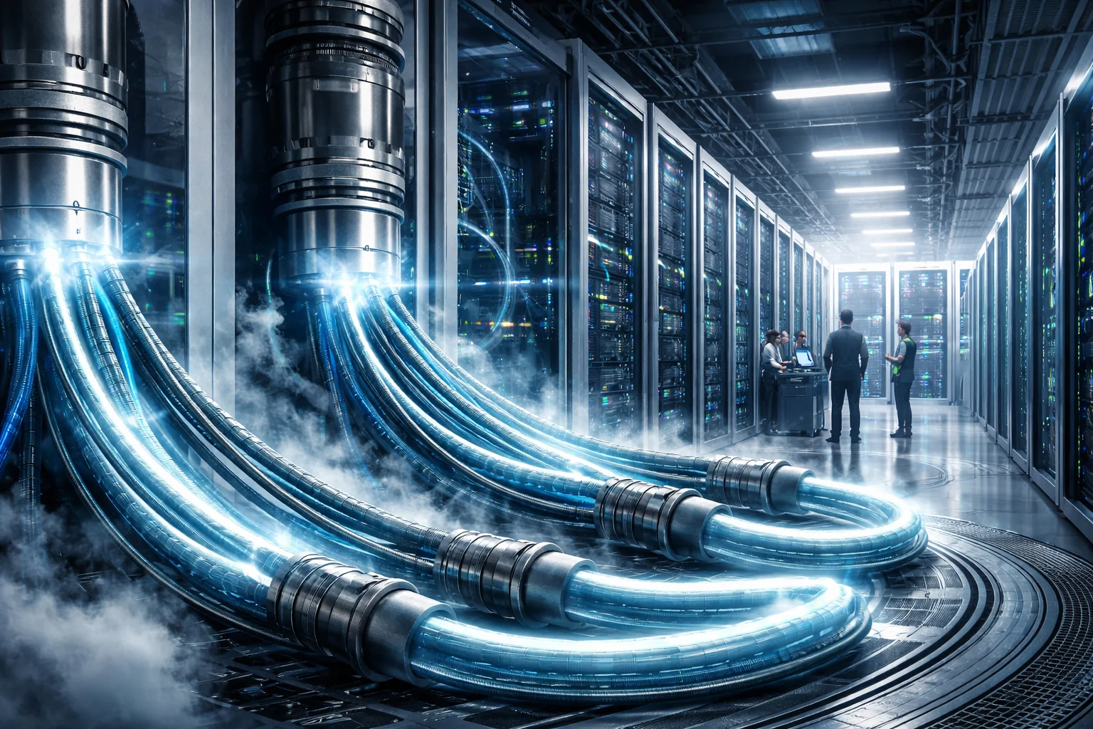 Linhas supercondutoras e data centers de IA: como a Microsoft busca romper o gargalo energético nos EUA