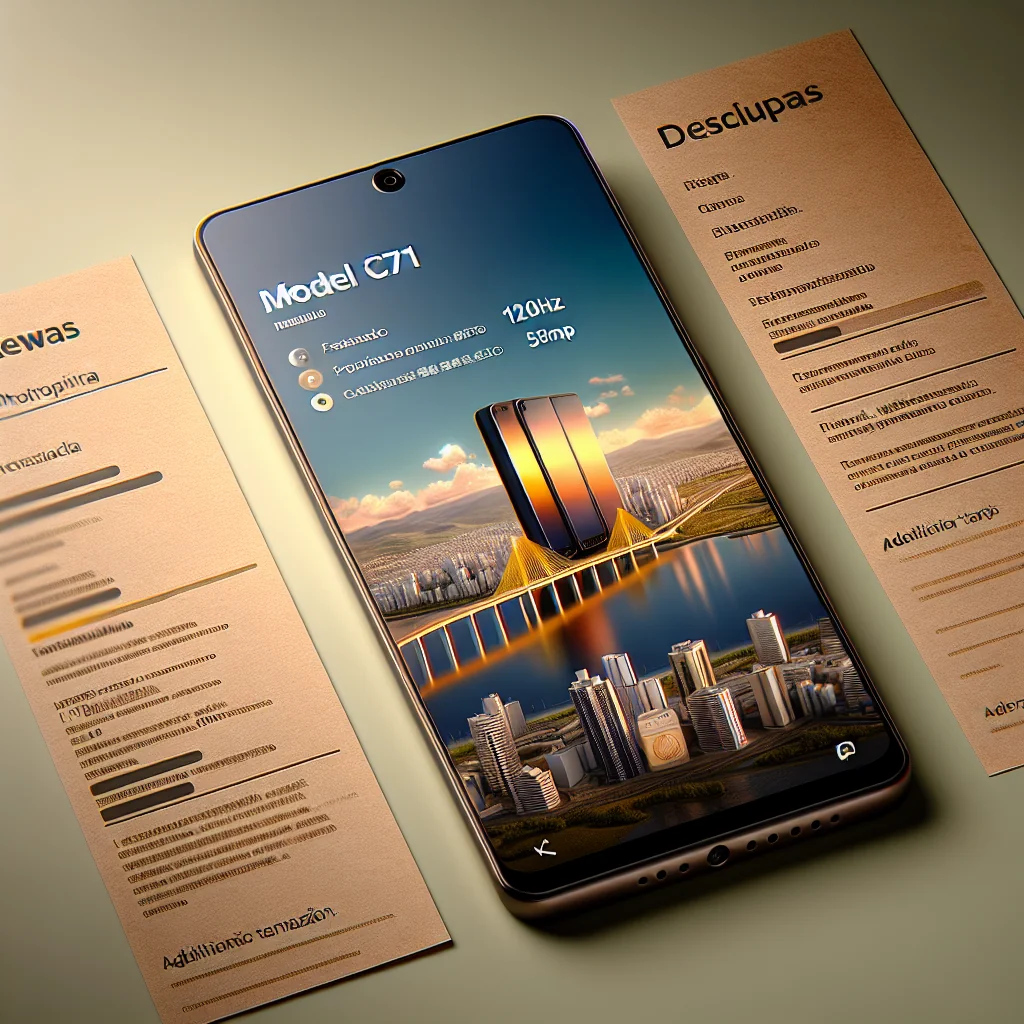 Realme C71 A caminho do Brasil: Tela de 120Hz, câmera de 50MP e bateria gigante prontas para você!

