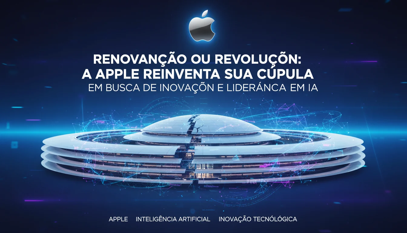 Renovação ou Revolução: A Apple Reinventa Sua Cúpula em Busca de Inovação e Liderança em IA