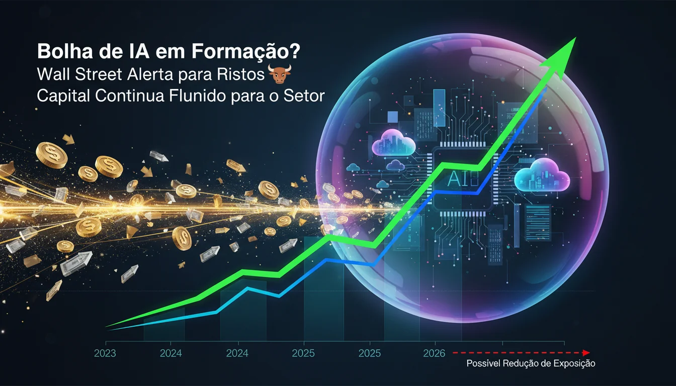 Bolha de IA em Formação? Wall Street Alerta para Riscos, mas o Capital Continua Fluindo para o Setor