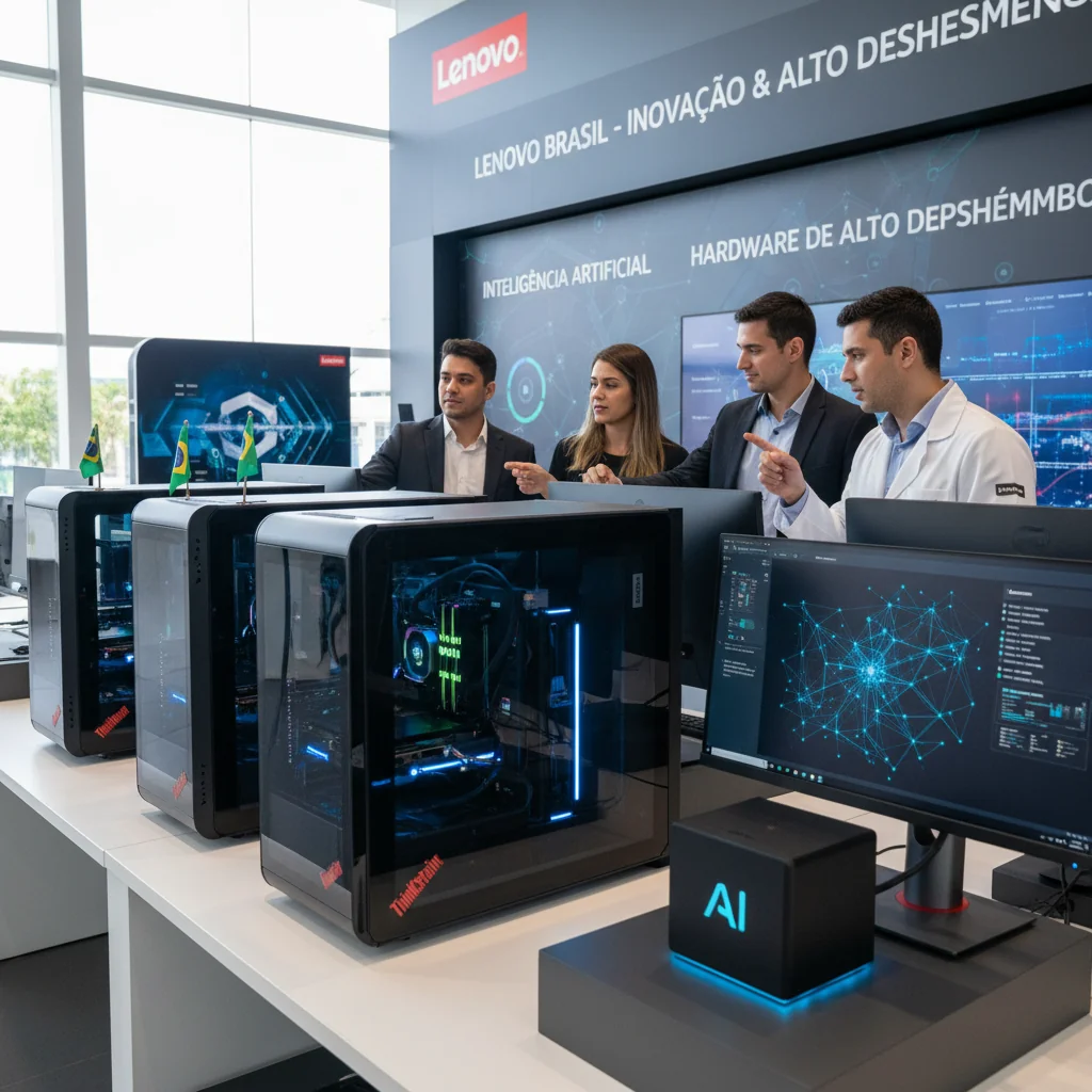 Lenovo Reforça Presença no Mercado Brasileiro com Workstations de Alto Desempenho e Minicomputador de IA