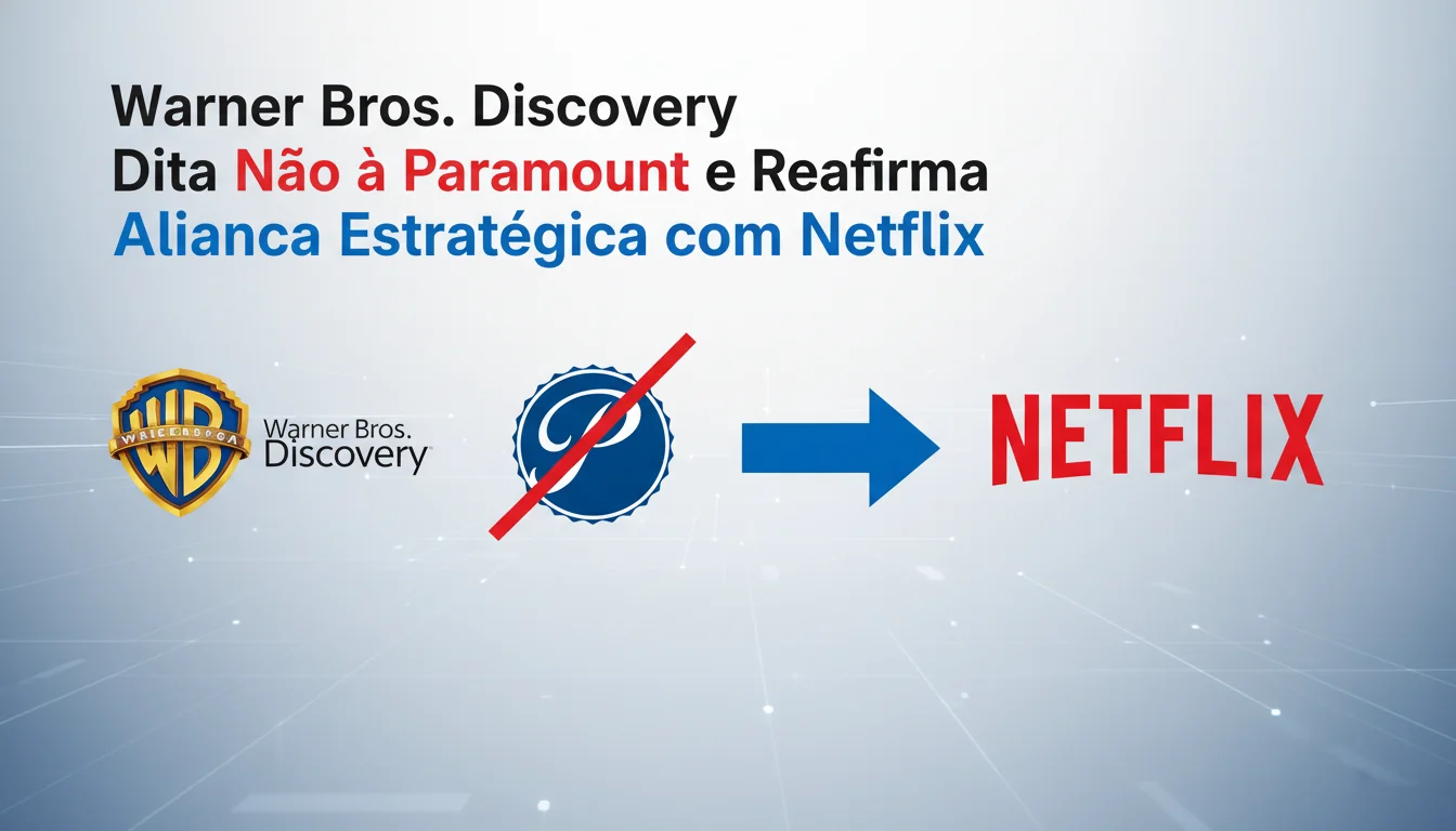 Warner Bros. Discovery Dita Não à Paramount e Reafirma Aliança Estratégica com Netflix