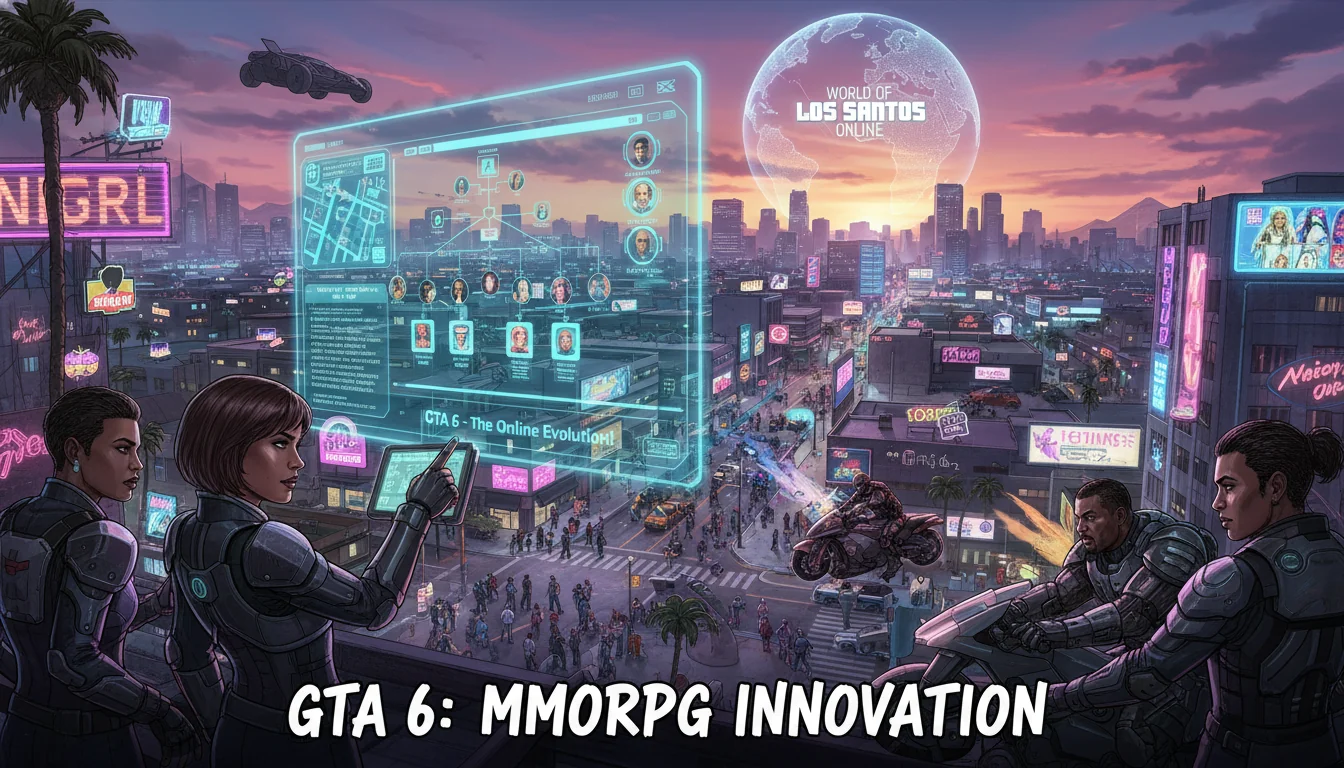 GTA 6 Pode Evoluir para um Verdadeiro MMORPG com Recursos Inovadores