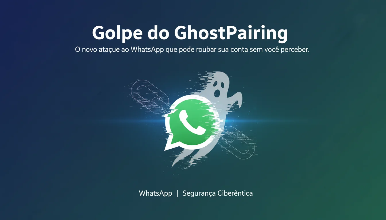Golpe do GhostPairing: O novo ataque ao WhatsApp que pode roubar sua conta sem você perceber