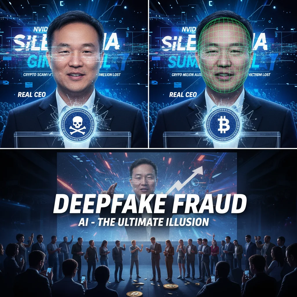 Silêncio Digital: O Deepfake do CEO da Nvidia que Enganou 100 Mil Pessoas em Golpe Cripto Milionário
