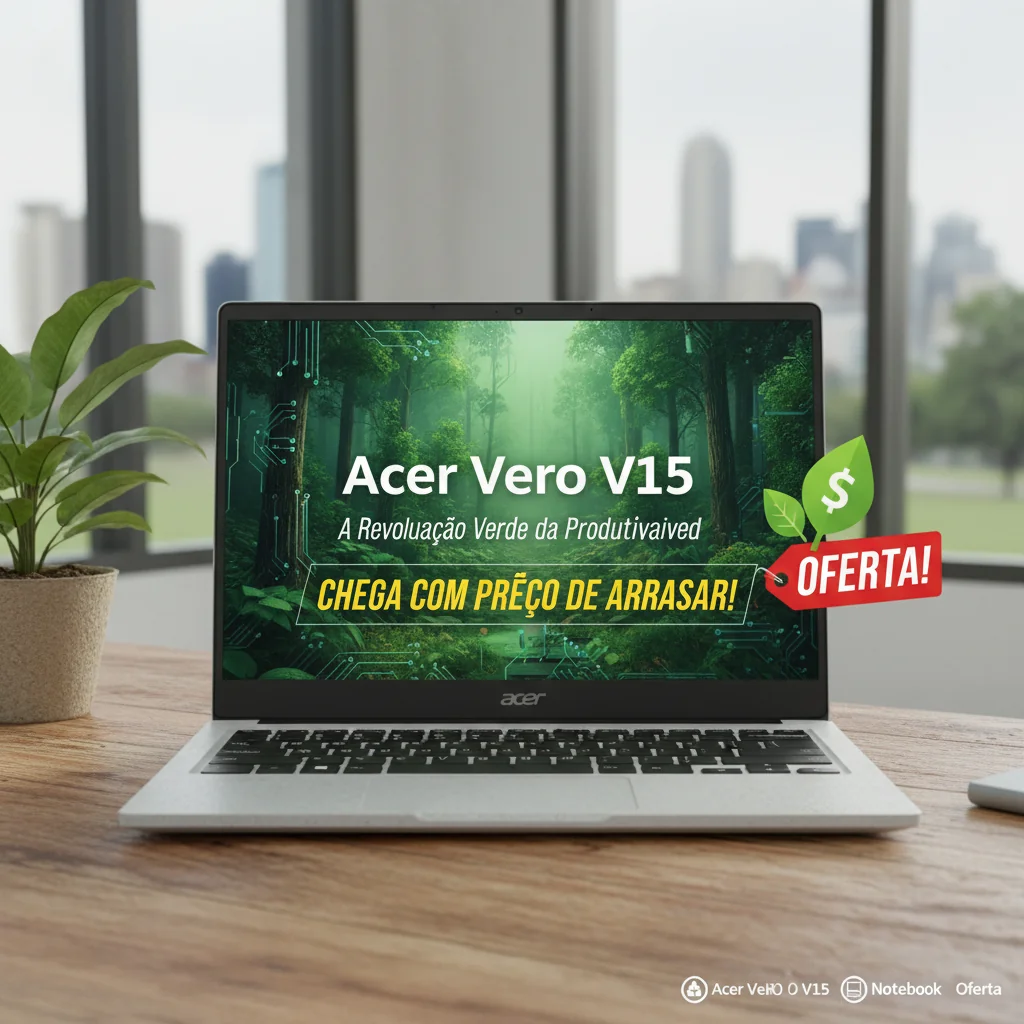 Acer Vero V15: A Revolução Verde da Produtividade Chega com Preço de Arrasar!