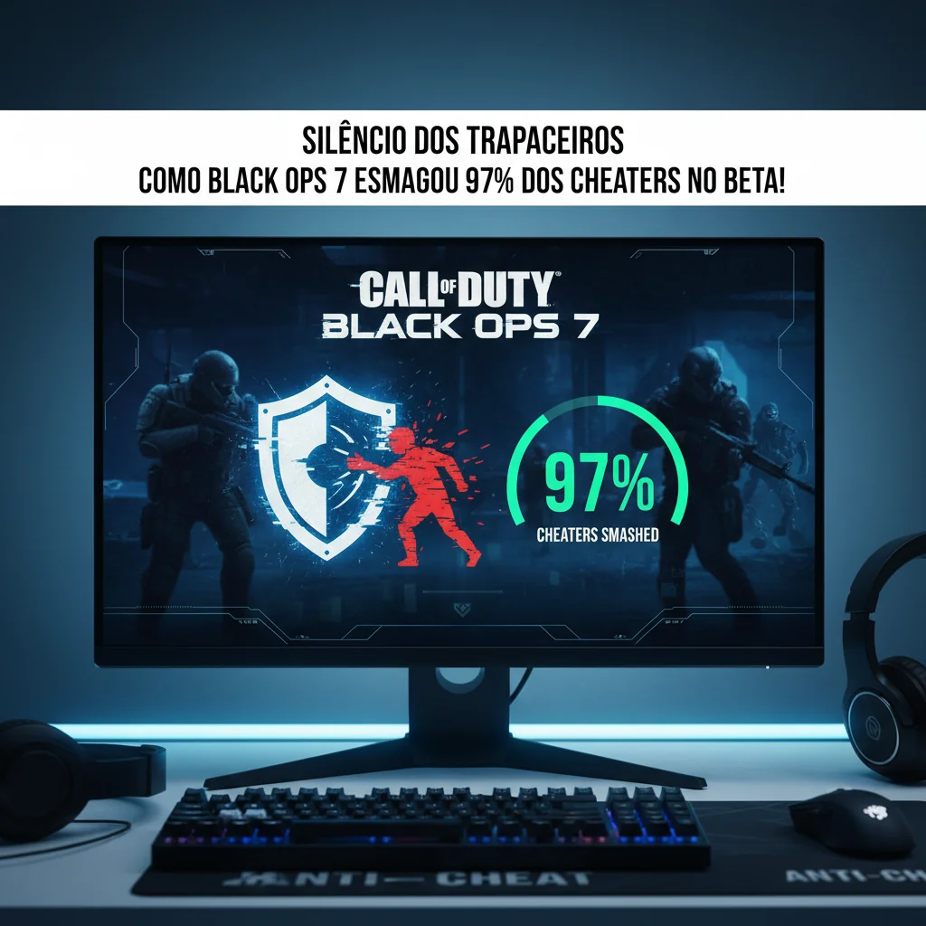 Silêncio dos Trapaceiros: Como Black Ops 7 Esmagou 97% dos Cheaters no Beta!