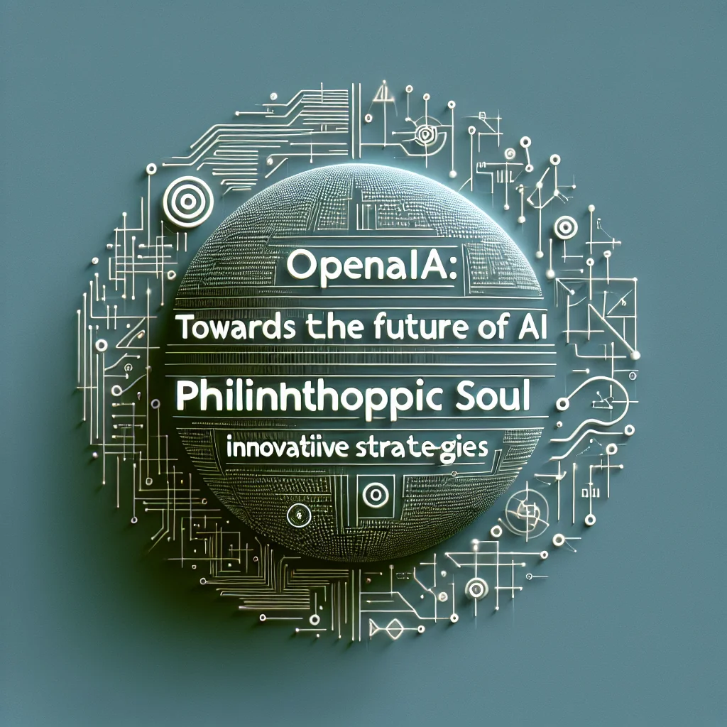 OpenAI: Rumo ao Futuro da IA com Alma Filantrópica e Estratégias Inovadoras
