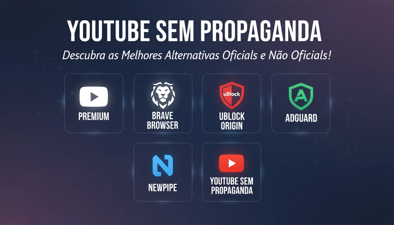 YouTube Sem Propaganda: Descubra as Melhores Alternativas Oficiais e Não Oficiais!