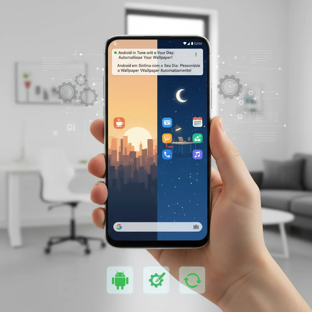 Android em Sintonia com o Seu Dia: Personalize o Wallpaper Automaticamente!