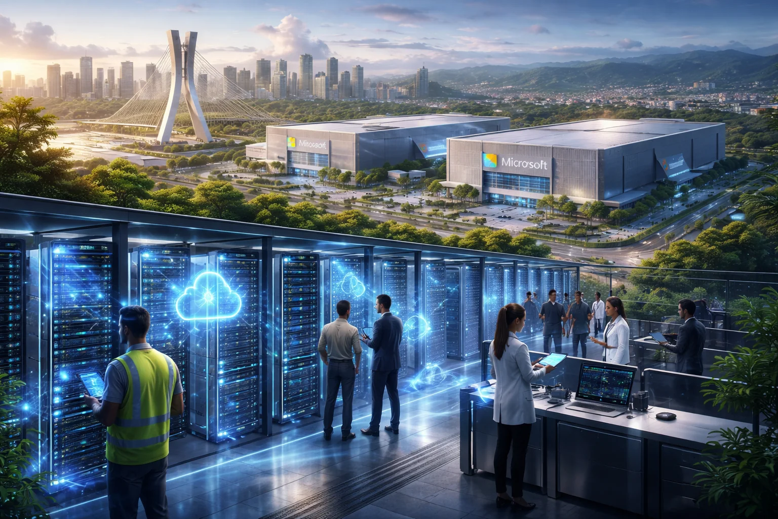 Microsoft inaugura data centers de IA em São Paulo: impacto para empresas, universidades e a infraestrutura de nuvem no Brasil