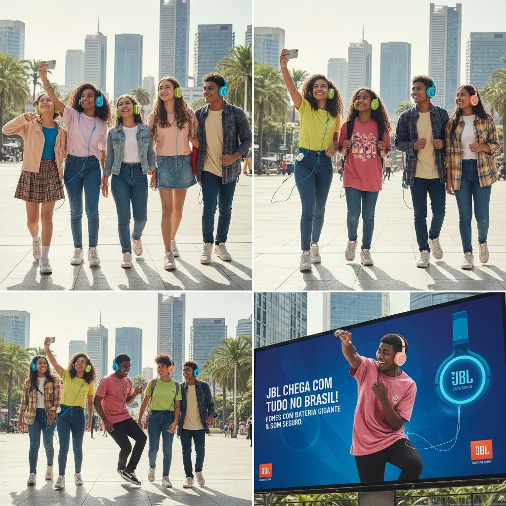 JBL Chega com Tudo no Brasil: Fones com Bateria Gigante e Som Seguro para a Nova Geração!