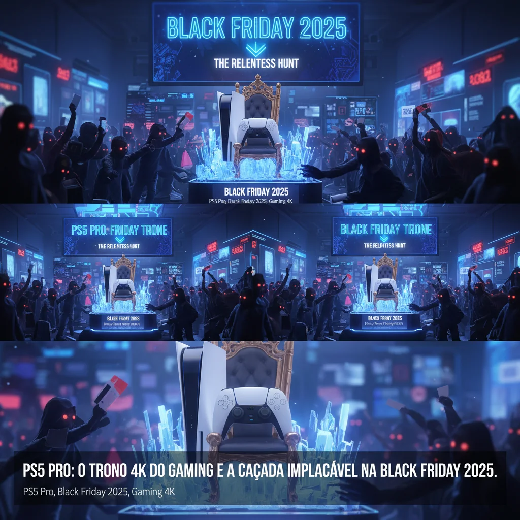 PS5 Pro: O Trono 4K do Gaming e a Caçada Implacável na Black Friday 2025.