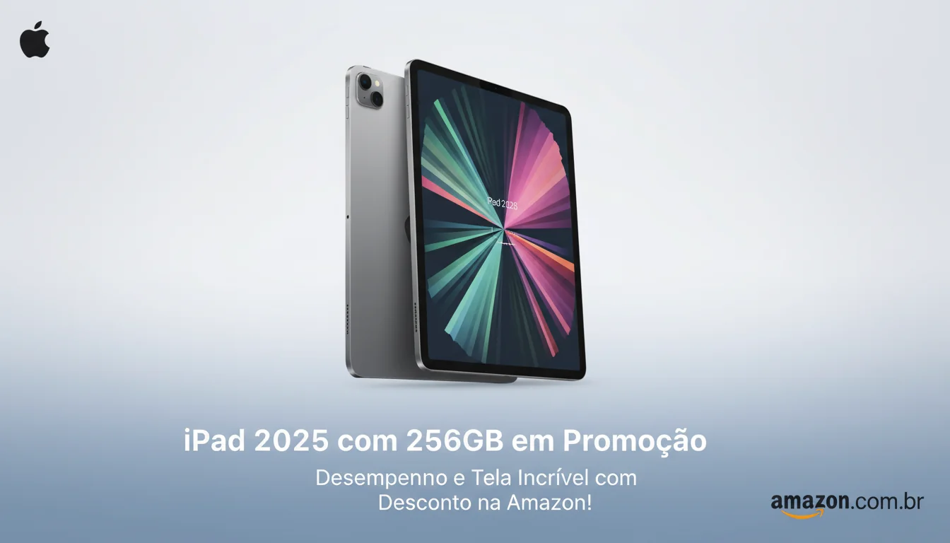 iPad 2025 com 256GB em Promoção: Desempenho e Tela Incrível com Desconto na Amazon!
