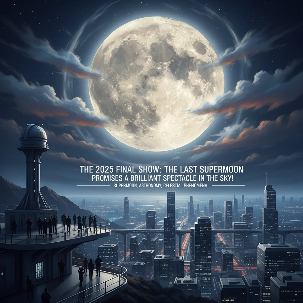 O Show Final de 2025: A Última Superlua Promete um Espetáculo Brilhante no Céu!