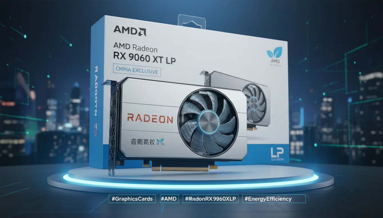 AMD Lança Versão "Light" da RX 9060 XT: Foco em Eficiência Energética na China