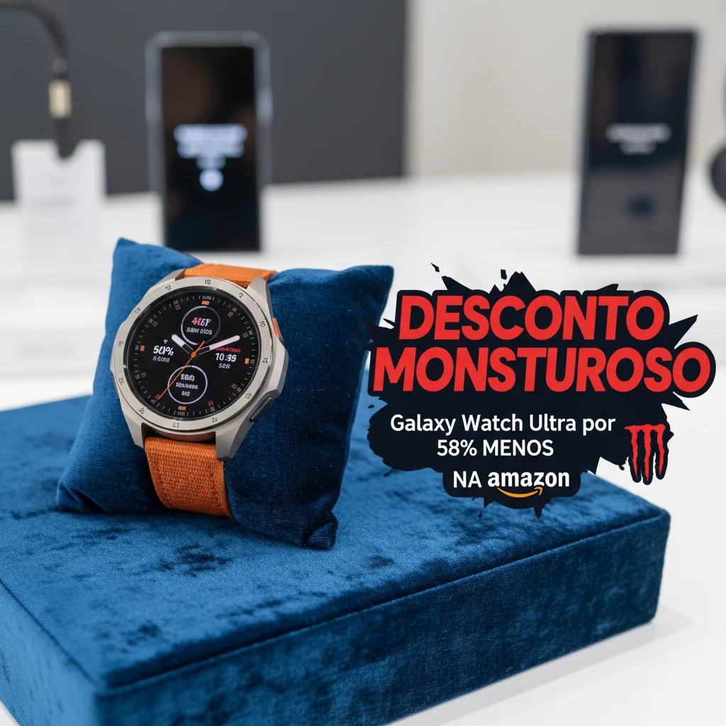 Desconto Monstruoso: Galaxy Watch Ultra por 58% Menos na Amazon