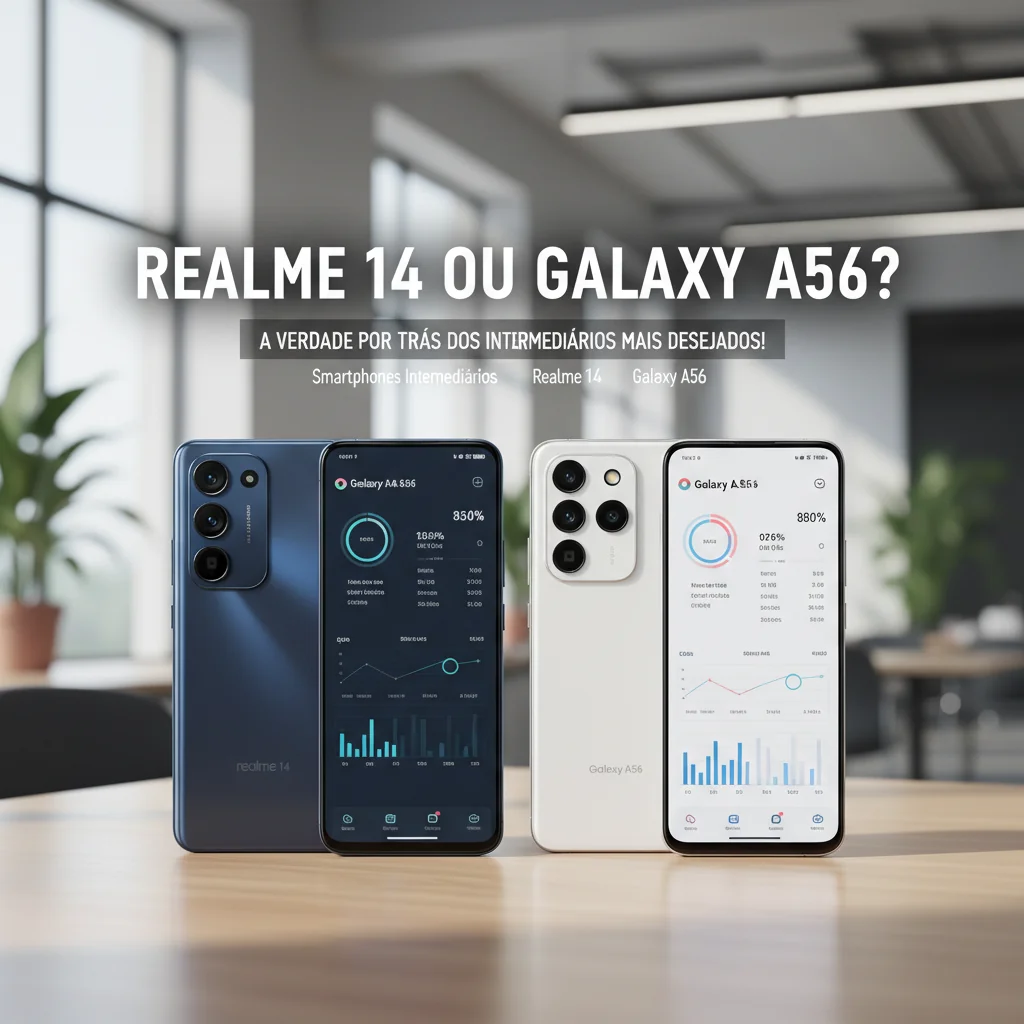 Realme 14 ou Galaxy A56? A Verdade por Trás dos Intermediários Mais Desejados!