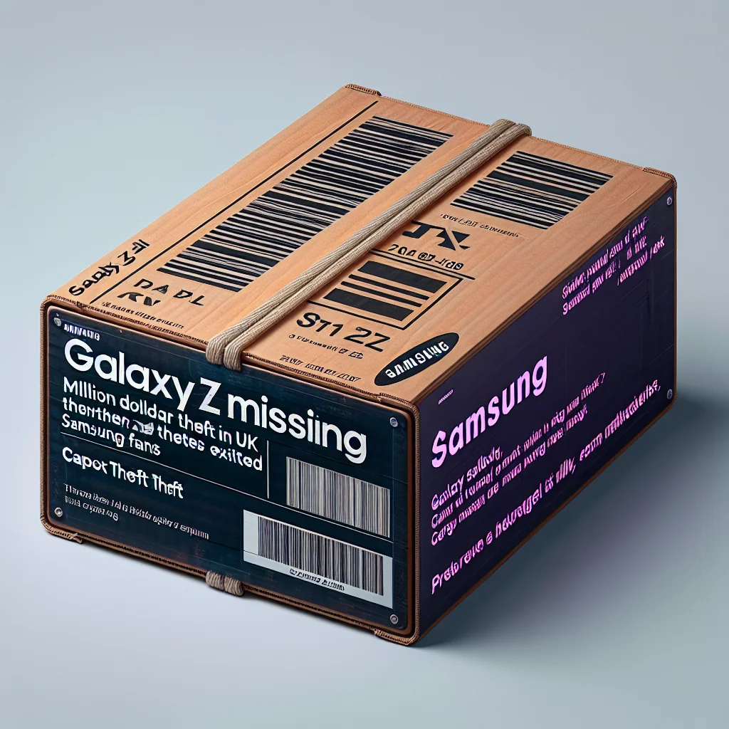 ## Galaxy Z Desaparecidos: Roubo Milionário no Reino Unido Ameaça Lançamento e Agita Fãs da Samsung
