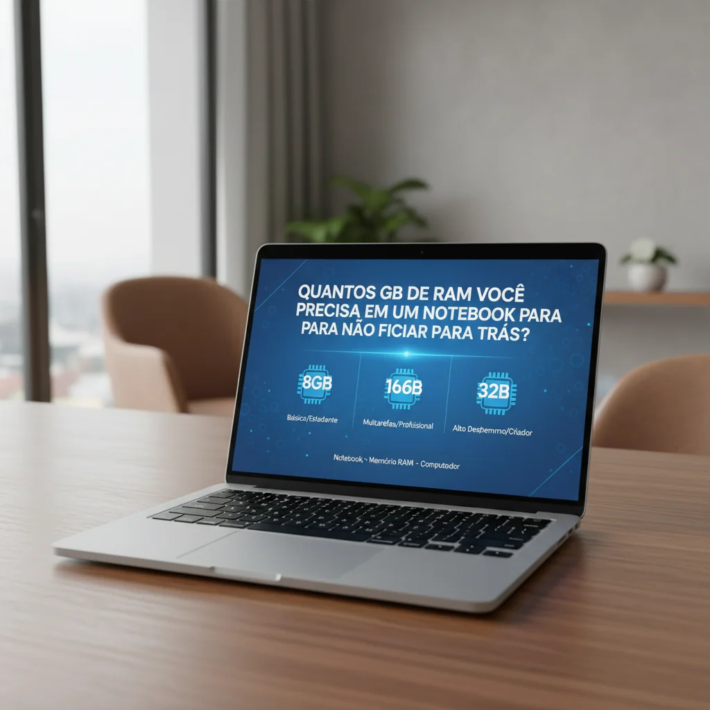 Quantos GB de RAM Você Precisa em um Notebook para Não Ficar Para Trás?