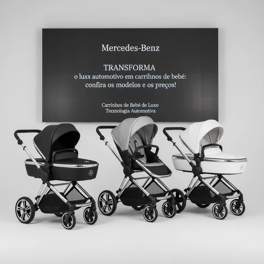 Mercedes-Benz TRANSFORMA o luxo automotivo em carrinhos de bebê: confira os modelos e os preços!