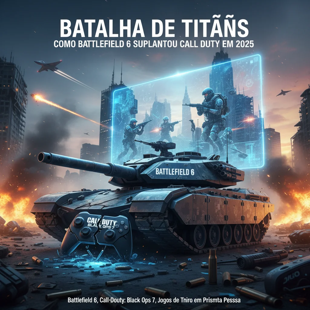 Batalha de Titãs: Como Battlefield 6 Suplantou Call of Duty em 2025