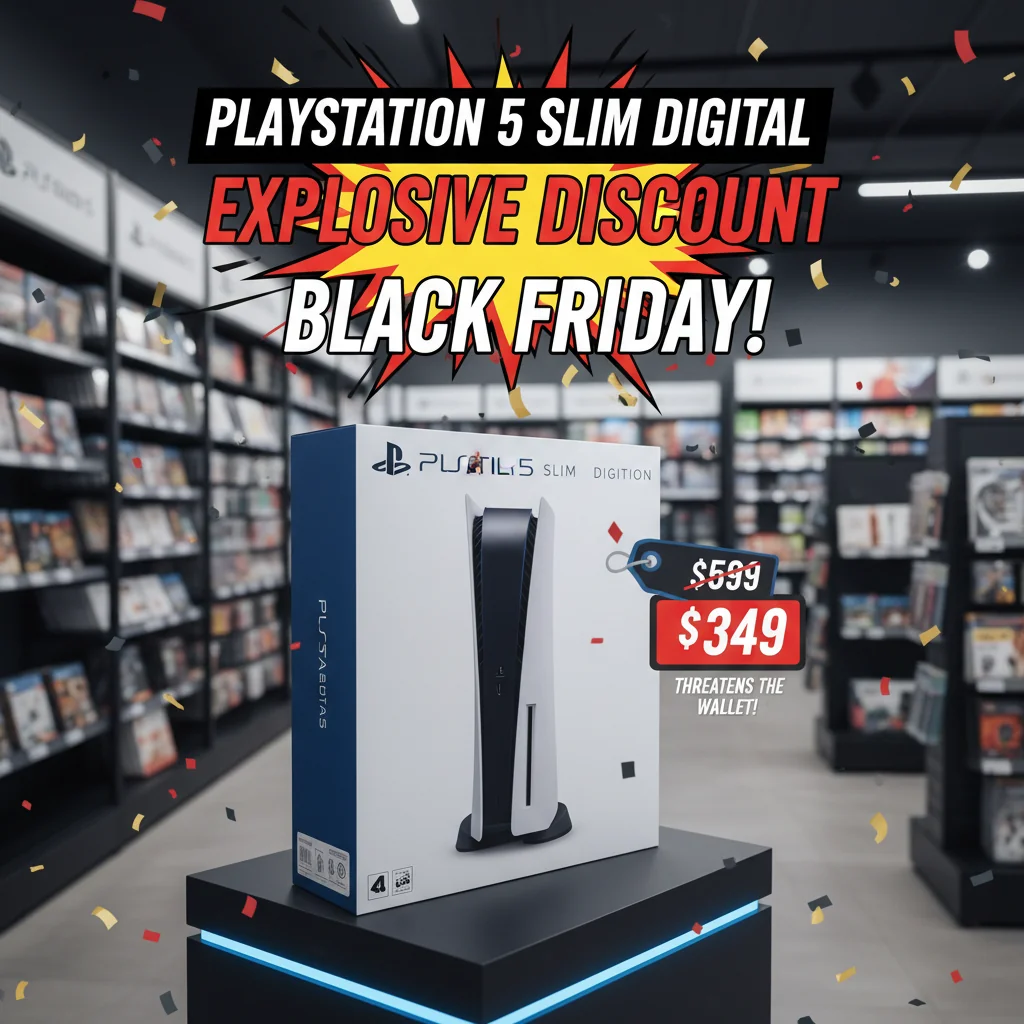 PlayStation 5 Slim Digital Ameaça O Bolso Com Desconto Explosivo Na Black Friday!