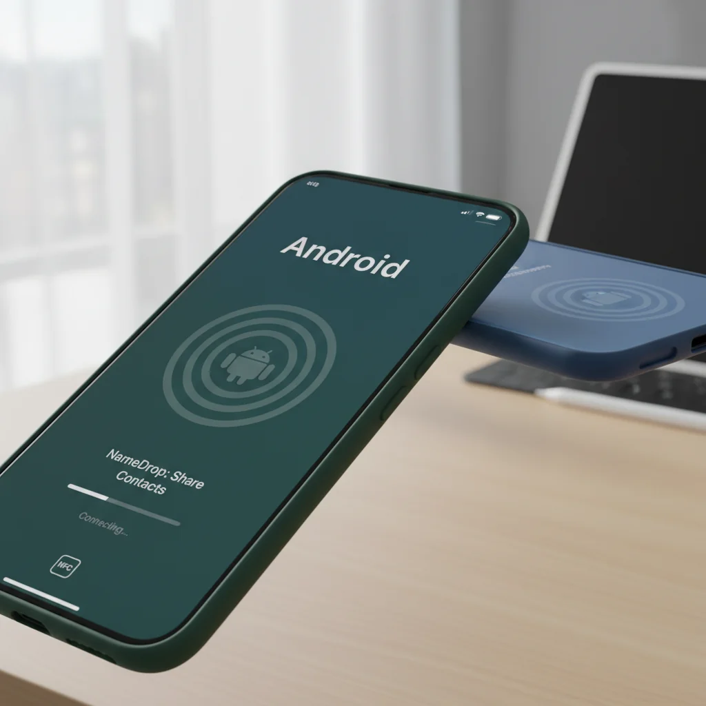 Android Prepara Seu Próprio "NameDrop": Compartilhe Contatos por NFC em Breve!
