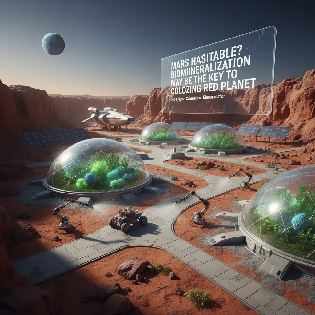 **Marte Habitable? Biomineralização Pode Ser a Chave para Colonizar o Planeta Vermelho**