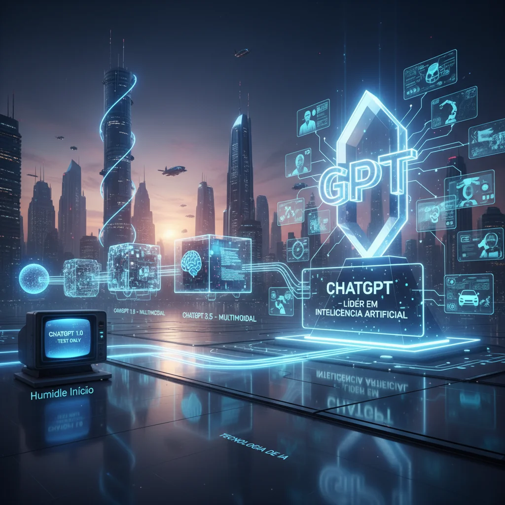 A Evolução Revolucionária do ChatGPT: De Humilde Início a Líder em Inteligência Artificial