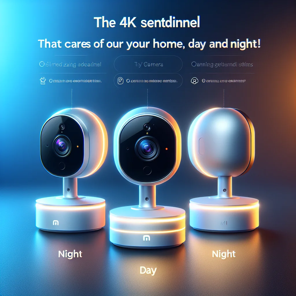 Xiaomi Smart Camera 4: A Sentinela 4K Que Cuida do Seu Lar, Dia e Noite!
