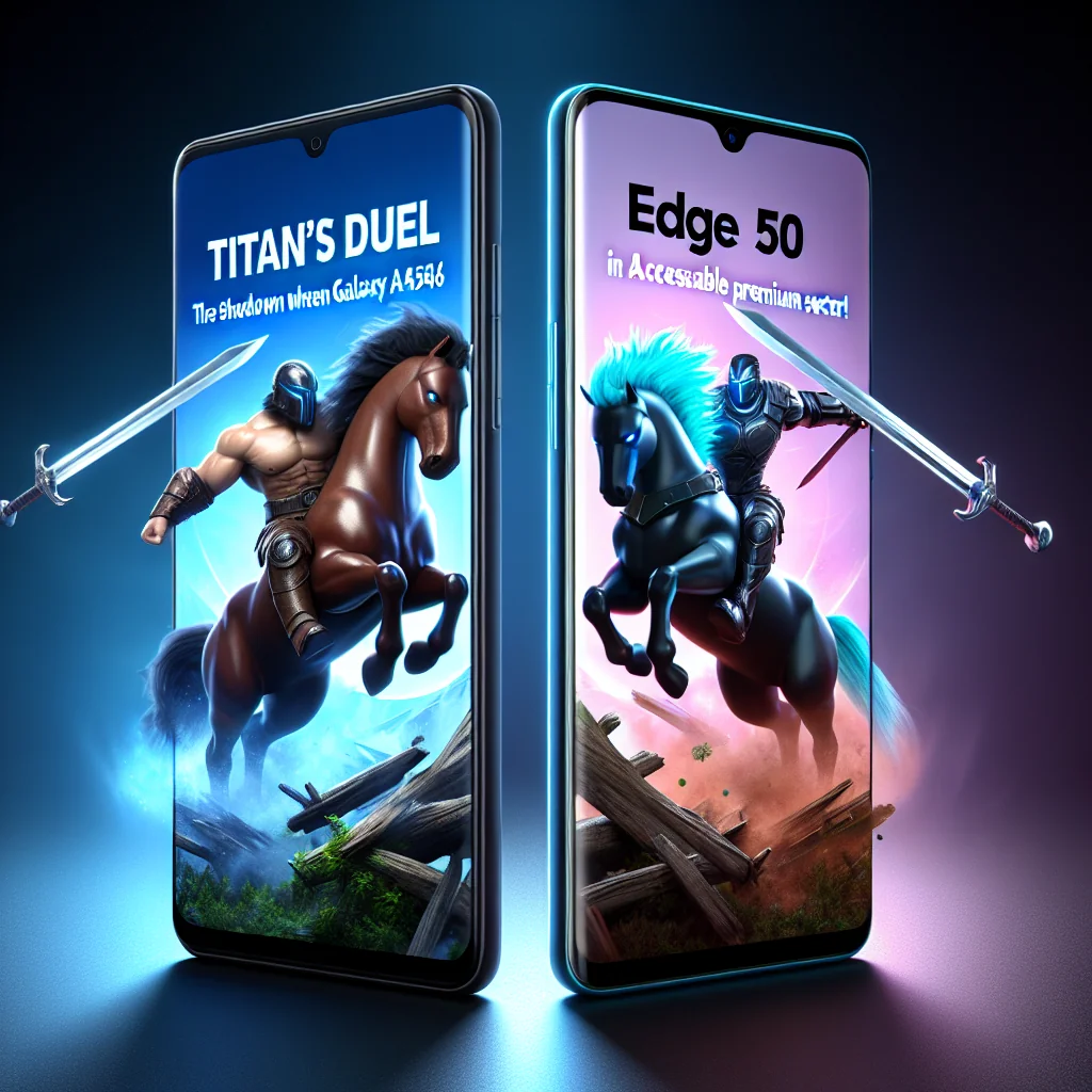 ## Duelo de Titãs: Galaxy A56 e Edge 50 Decidem Quem Domina o Segmento Premium Acessível!
