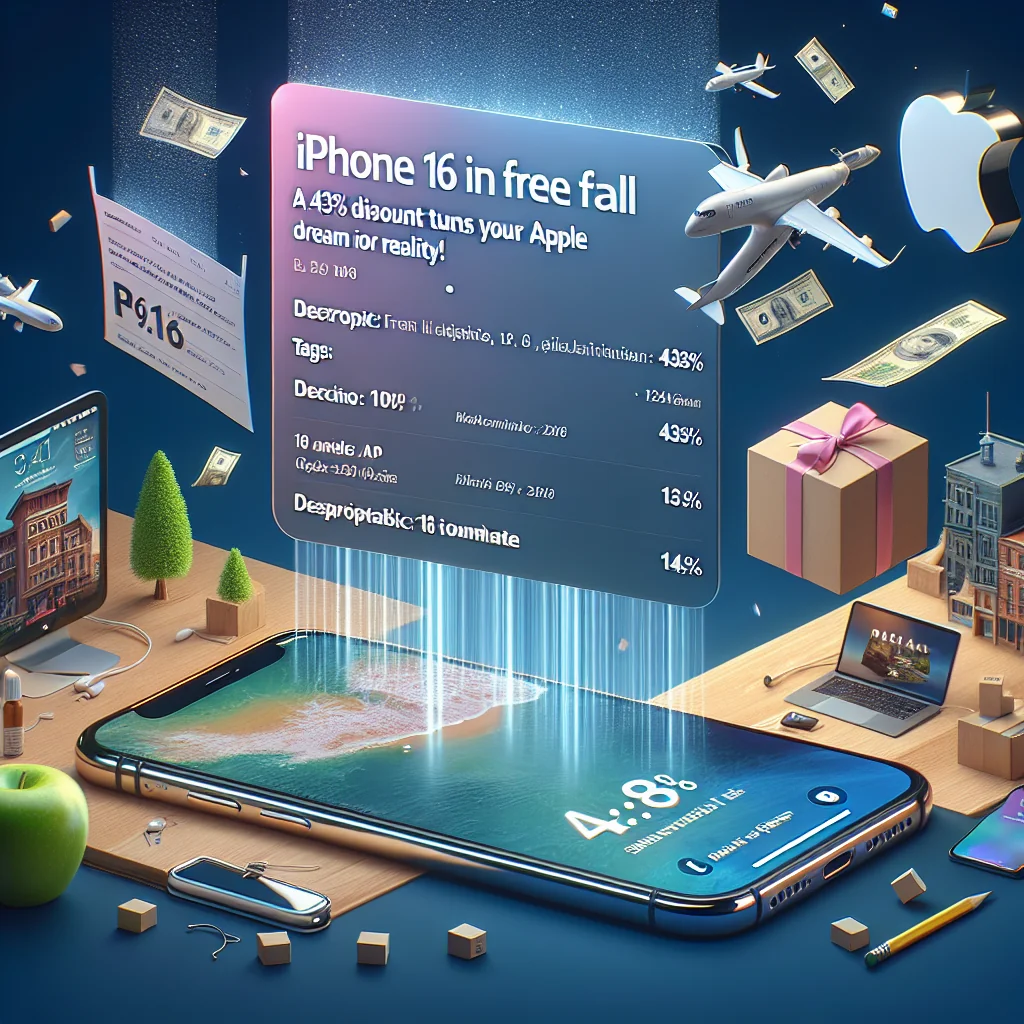 iPhone 16e em Queda Livre: Desconto de 43% Transforma Seu Sonho Apple em Realidade!
