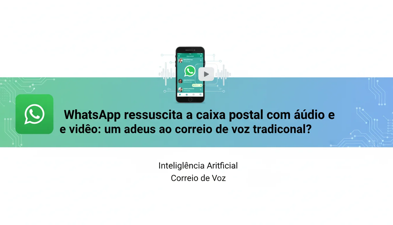 WhatsApp ressuscita a caixa postal com áudio e vídeo: um adeus ao correio de voz tradicional?