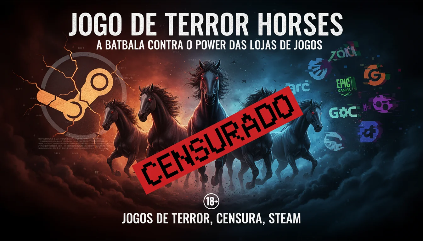 Jogo de Terror Horses: A Batalha Contra o Poder das Lojas de Jogos