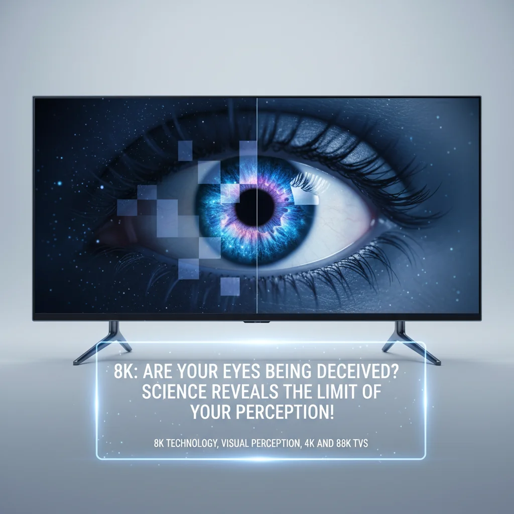 8K: Seus Olhos Estão Sendo Enganados? A Ciência Revela o Limite da Sua Percepção!
