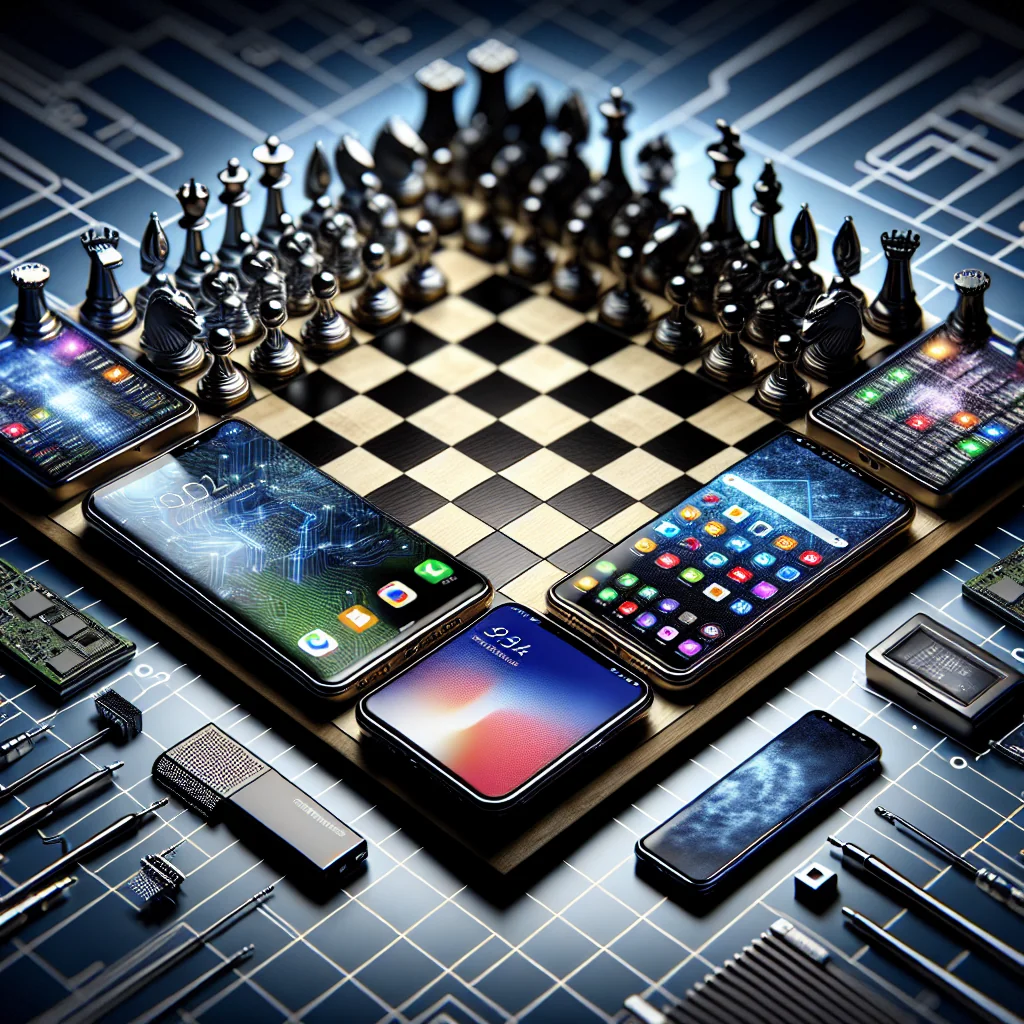 **Reinado Mobile: Apple e Samsung Ditam as Regras em um Mercado Competitivo!**
