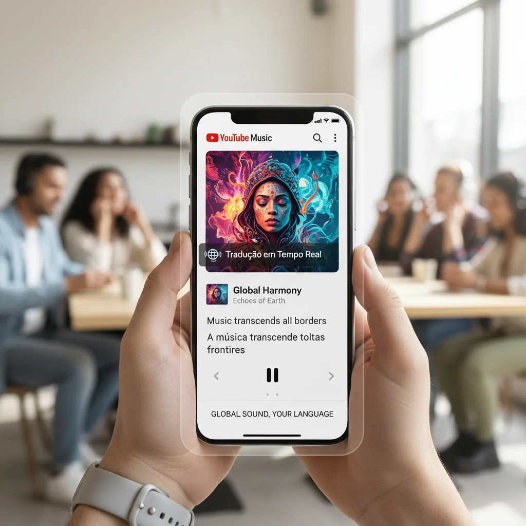 YouTube Music: A Música Global Ganha Voz na Sua Língua com Tradução de Letras em Tempo Real!
