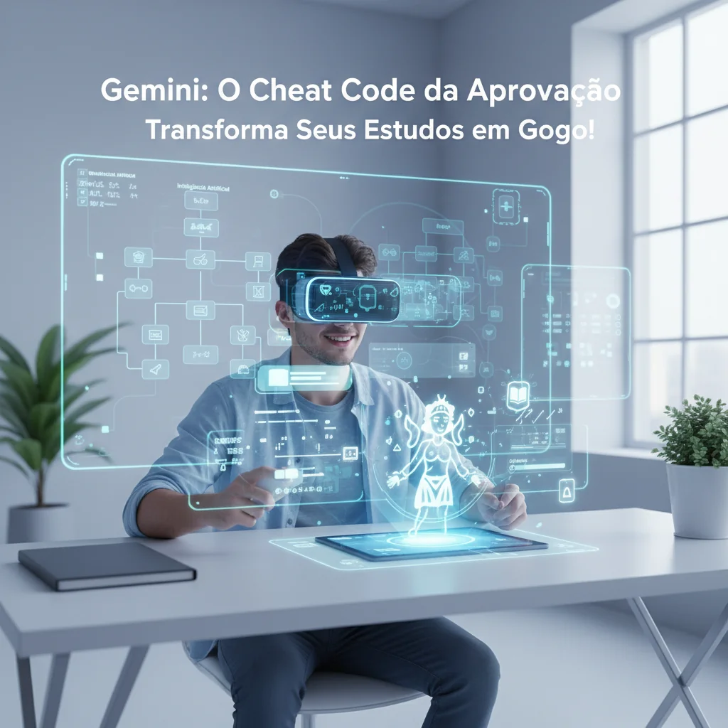 Gemini: O Cheat Code da Aprovação Que Transforma Seus Estudos em Jogo!