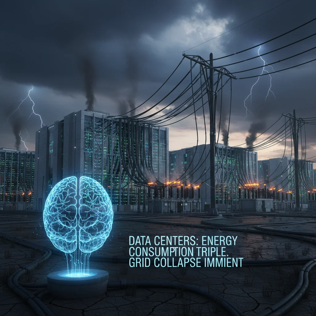 Expansao dos Data Centers: Consumo de Energia Triplica e Redes Eletricas Entram em Colapso