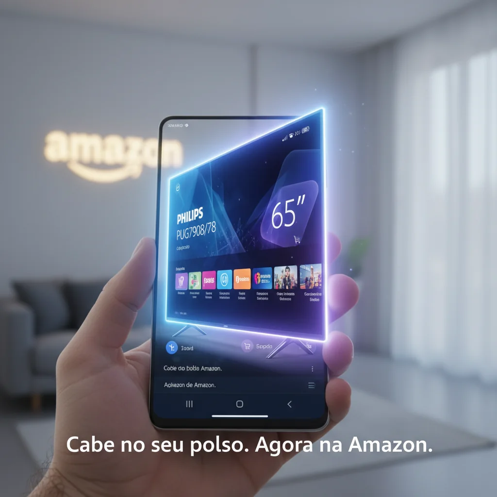 Philips PUG7908/78: A Smart TV com Ambilight e 65 polegadas que cabe no seu bolso agora na Amazon