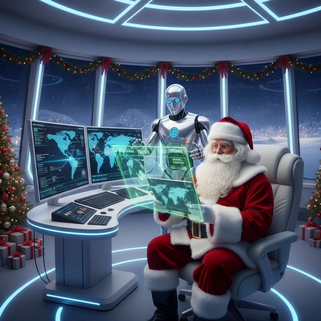 Papai Noel Recebe um Toque de Magia Tecnológica com o NORAD e OpenAI
