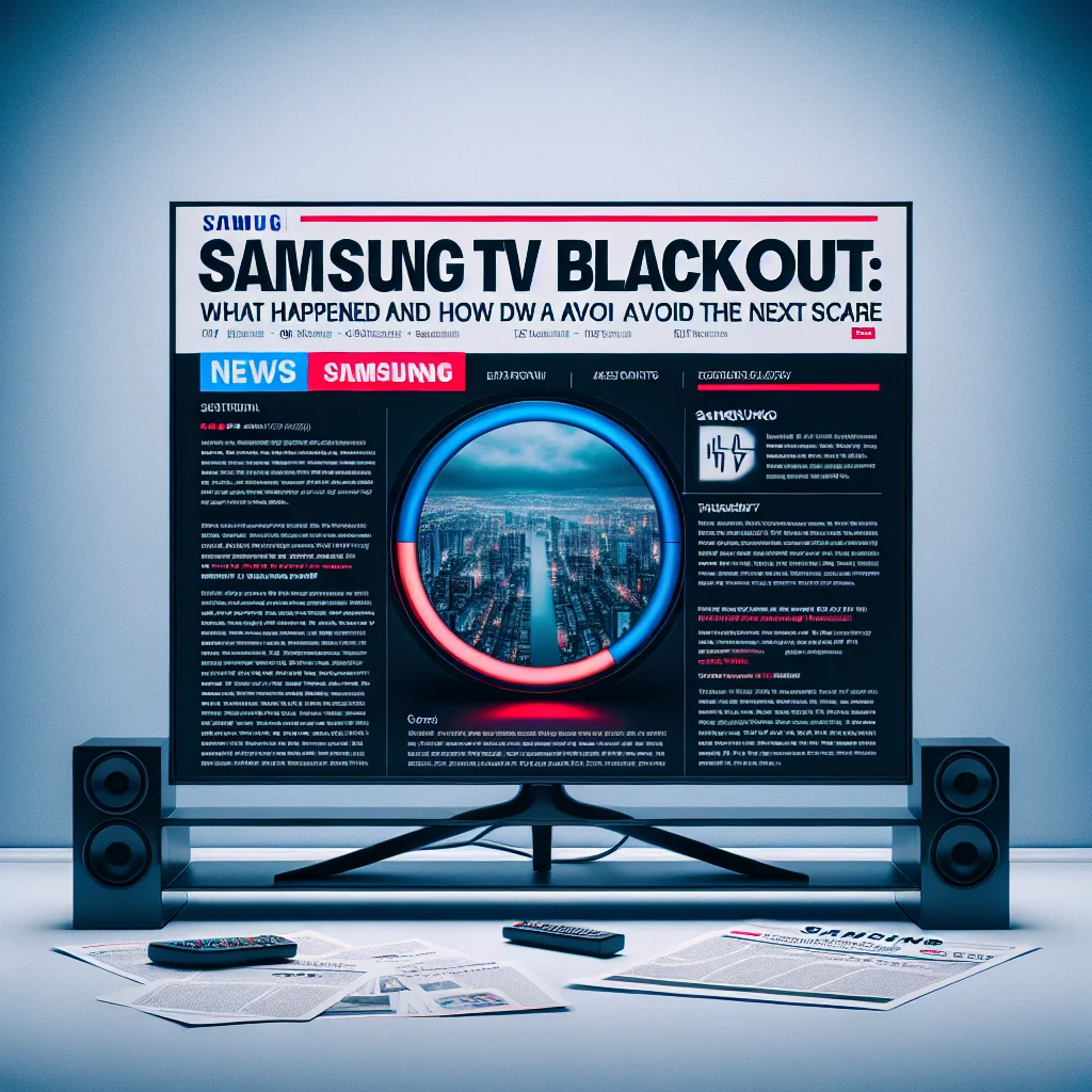## Apagão nas TVs Samsung: O Que Aconteceu e Como Evitar o Próximo Susto?
