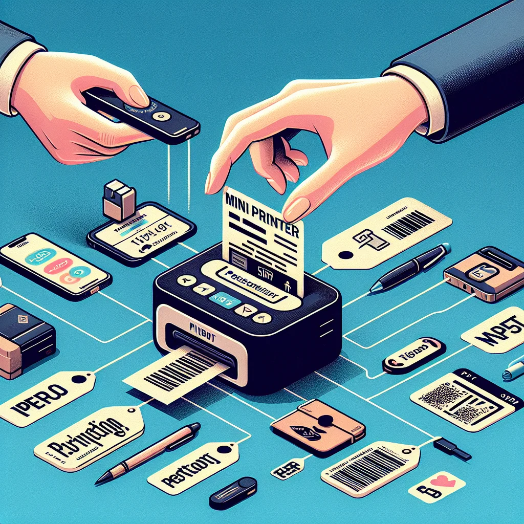 Mini Impressora Niimbot D110: A Revolução da Etiqueta Personalizada na Palma da Sua Mão (e no Seu Bolso!)