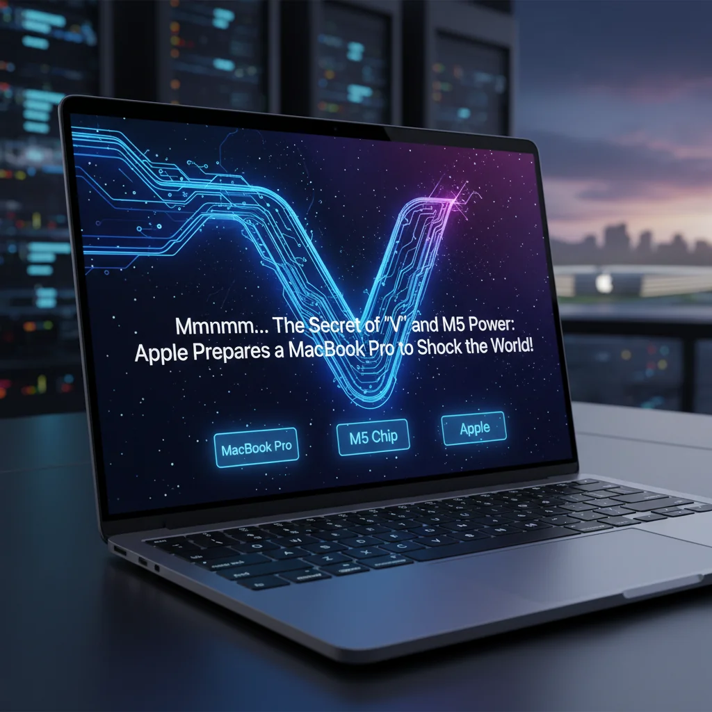 Mmmmm… O Segredo do 'V' e o Poder M5: Apple Prepara um MacBook Pro para Chocar o Mundo!