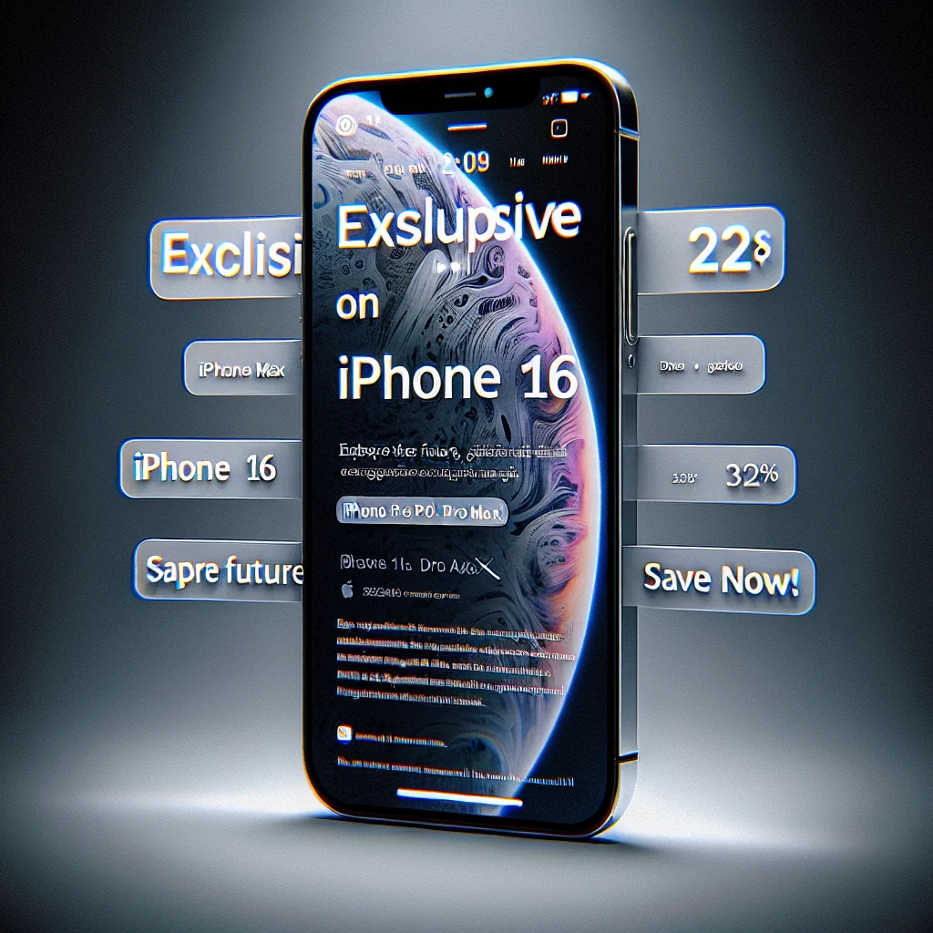 iPhone 16 Pro Max com Desconto Exclusivo: Abrace o Futuro, Economize Agora!
